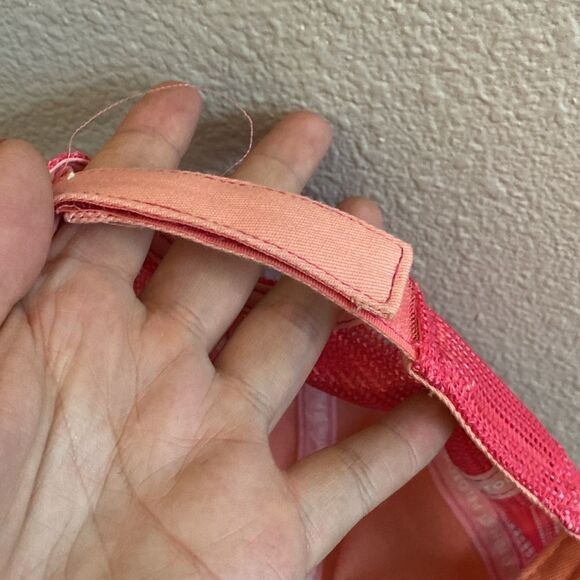 NWT- Peloton- color block pink and orange trucker hat - Picture 6 of 6